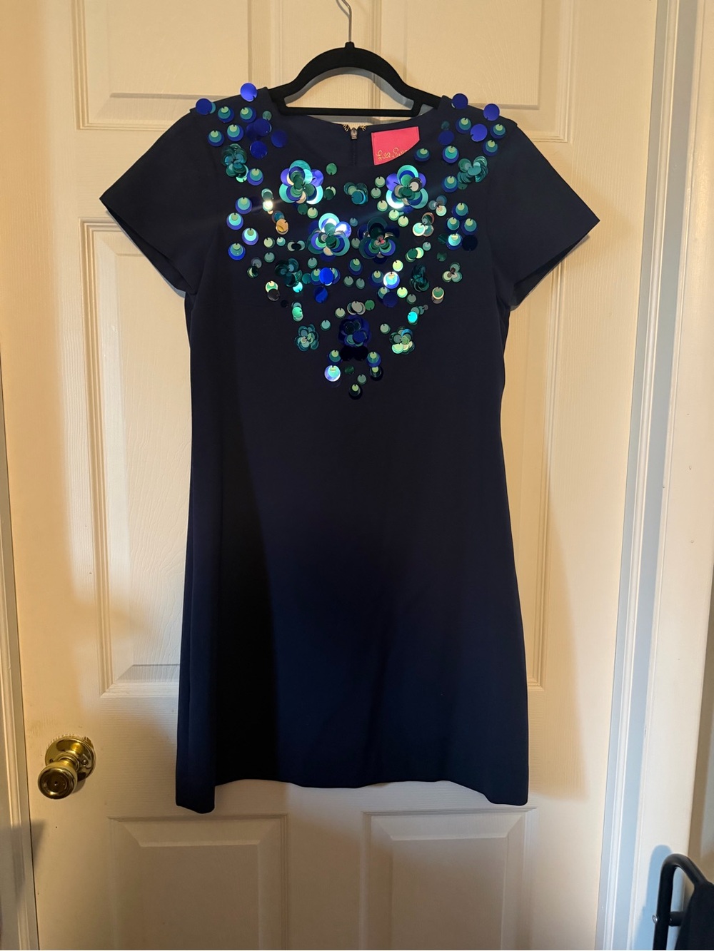NWOT Lilly Pulitzer Havyn Embellished shift dress